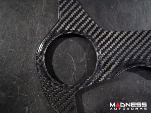 Alfa Romeo Giulia Central Console Trim - Carbon Fiber - Center Tunnel Trim - Pre '20 - Feroce Carbon Alfa Romeo Giulia Central Console Trim - Carbon Fiber - Center Tunnel Trim - Pre '20 - Feroce Carbon